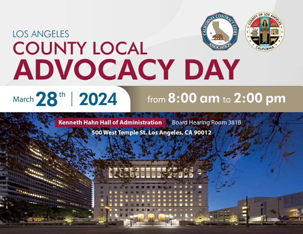 Local Advocacy Day - California Contract Cities Association