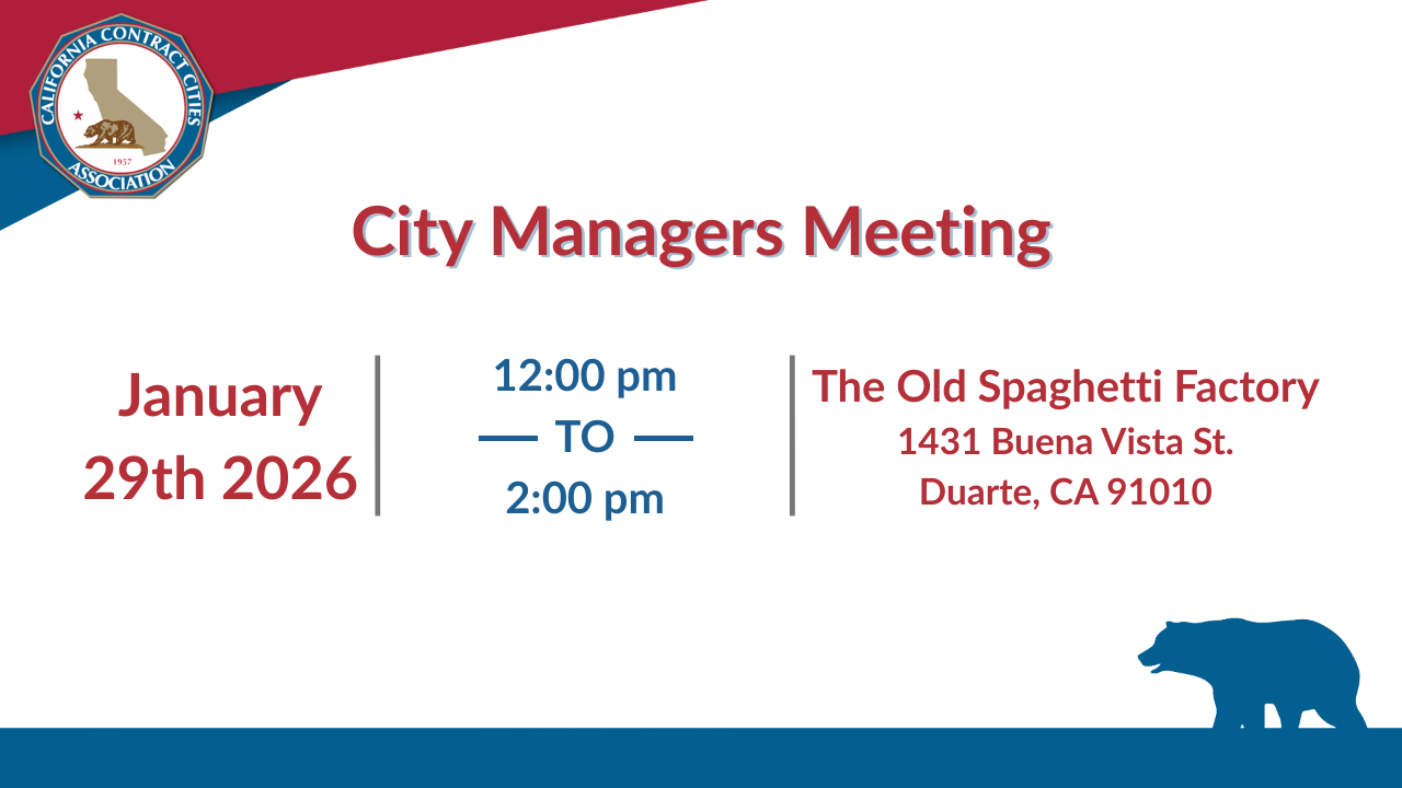 City Managers Meeting - January 29th, 2026